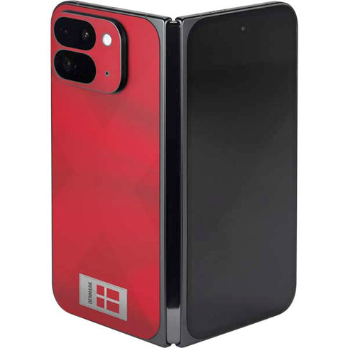 Denmark Soccer Flag Google Pixel 9 Pro Fold Skin